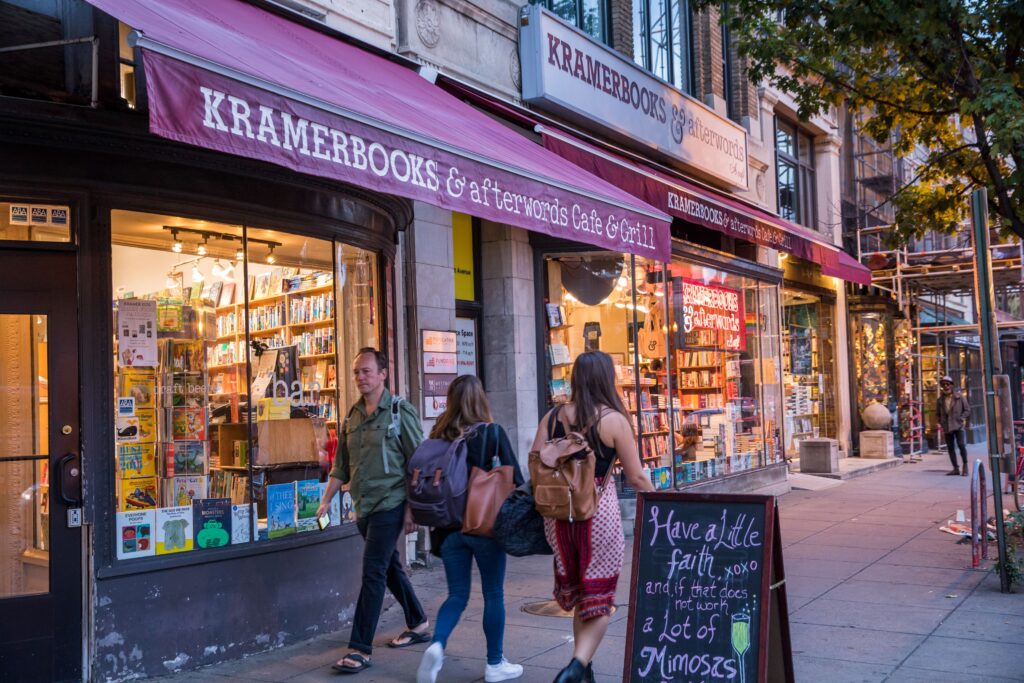 Kramerbooks in Dupont Circle. Credit: Washington.org