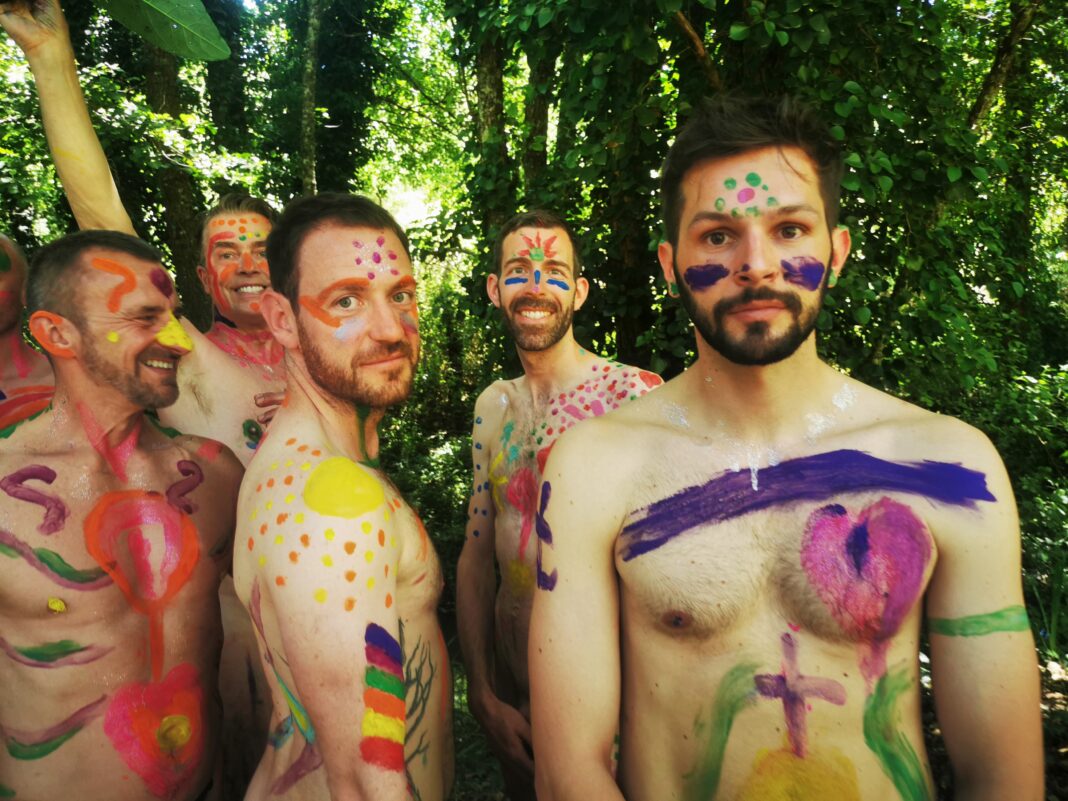 rainbow men gay spirital retreat