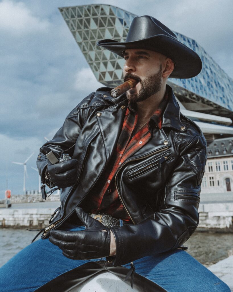 leather coach