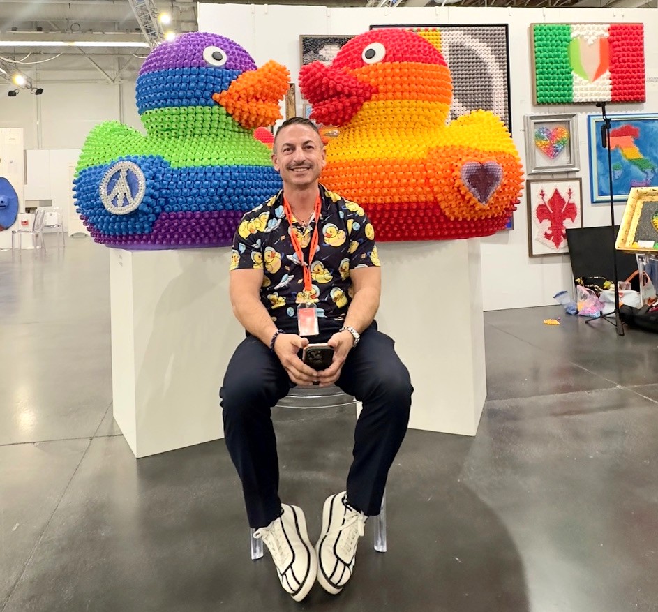 rubber duck artist Facundo Yebne